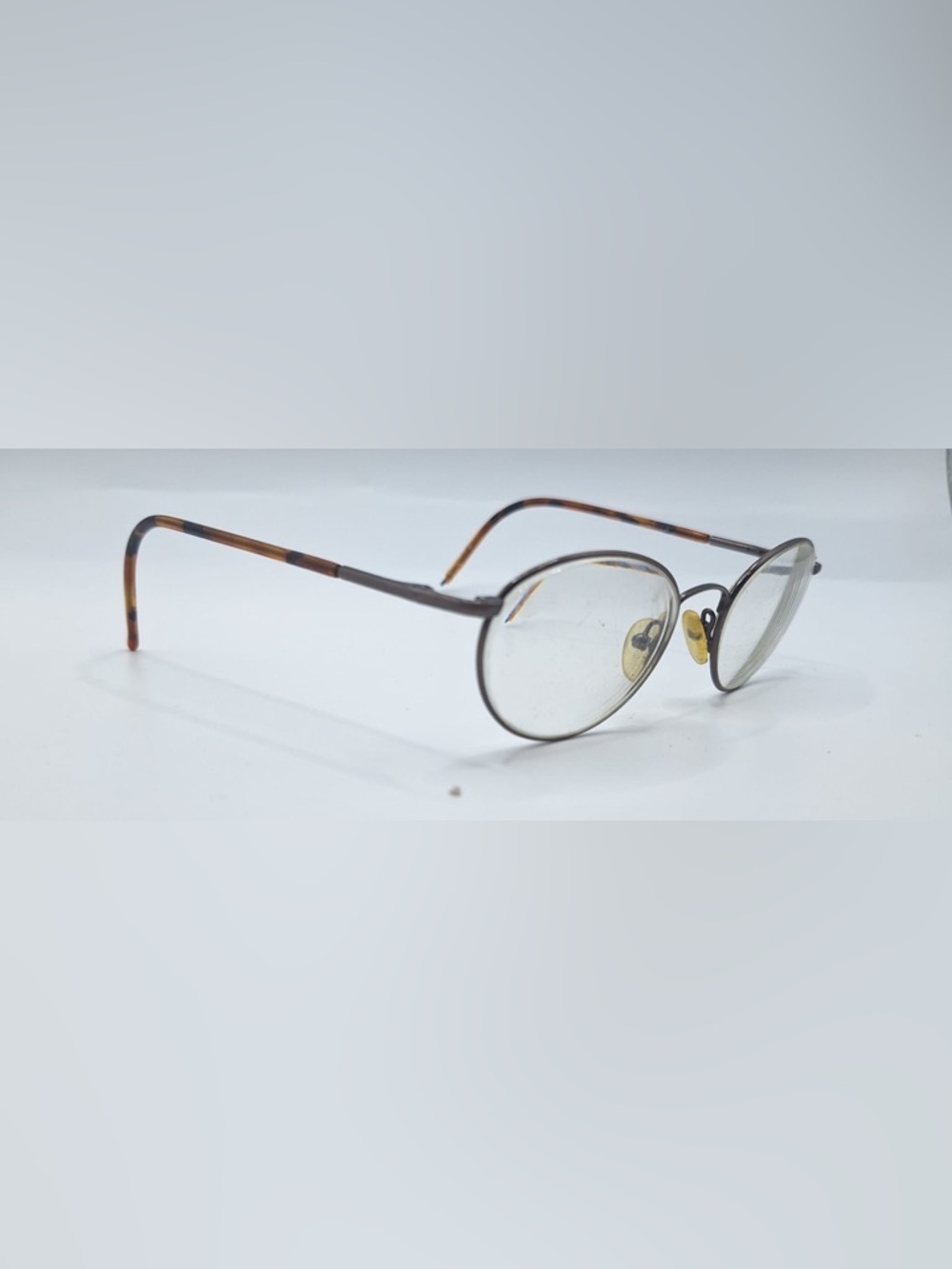 Vintage Adensco Jane Bronze Oval Metal Sunglasses Frames Only Hong Kong